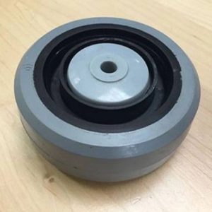 Roue avant en plastique D 100 mm avec roulement inox