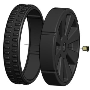 Kit roue arrière BM/BP avec pneu et KTR (1 p)